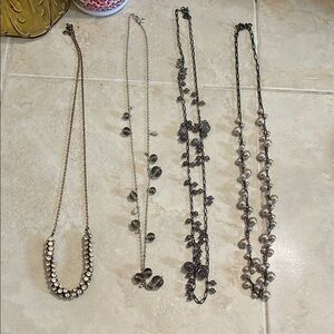 JCREW-  Elegant Silver and Gold Necklace bundle